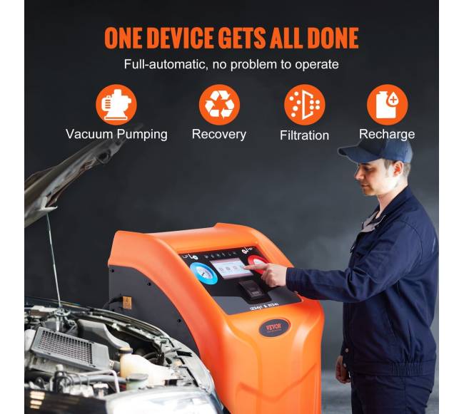 Visiškai automatinis šaldymo medžiagos regeneravimo įrenginys2