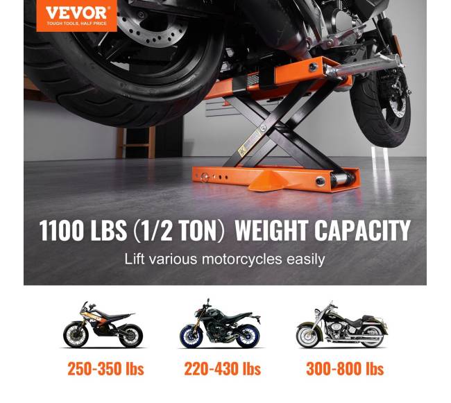 Motociklų keltuvas žirklės 500 kg1