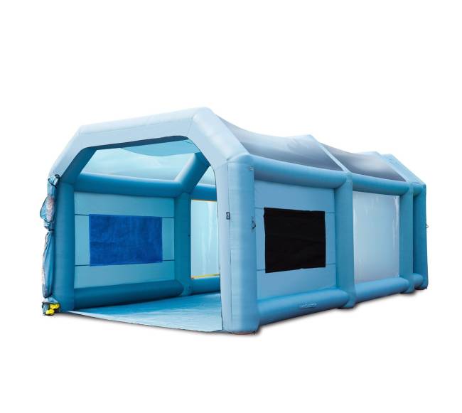 Pripučiama dažymo kabina su filtrais 8x4.5x3.3m8