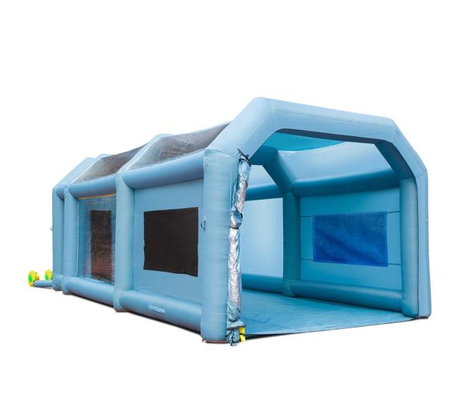 Pripučiama dažymo kabina su filtrais 8x4.5x3.3m9