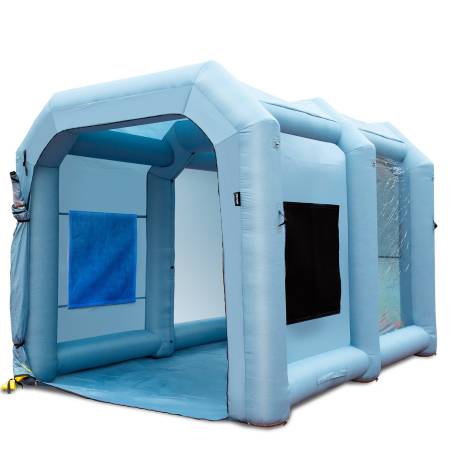 Pripučiamas dažymo paviljonas automobiliams 4x3x2.75 m0
