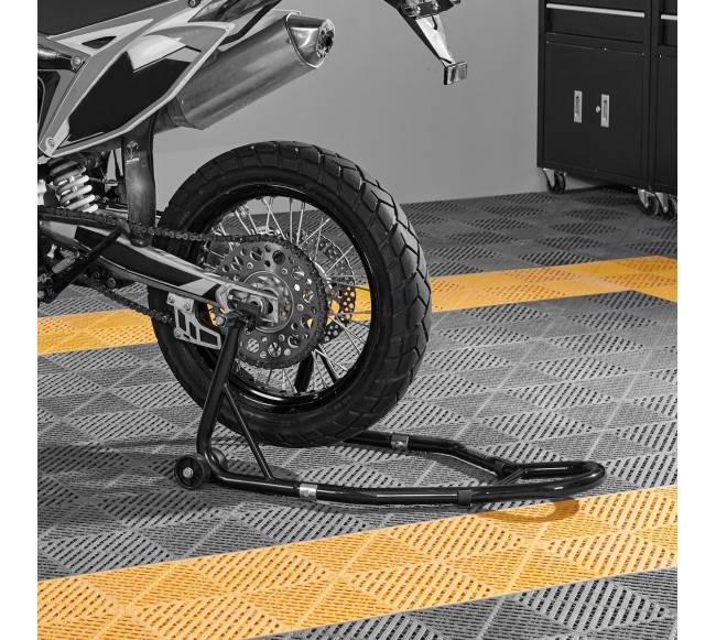 Motociklo galinio rato stovas su U + L šakės šarnyru7