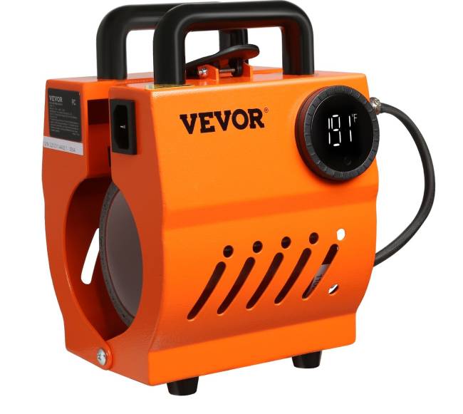 Kavos puodukų kaitinimo presas9