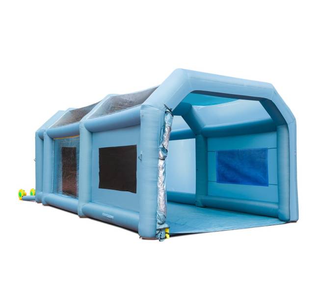 Pripučiama dažymo kamera 8,5x4,8x3,3 m su ventiliatoriais0