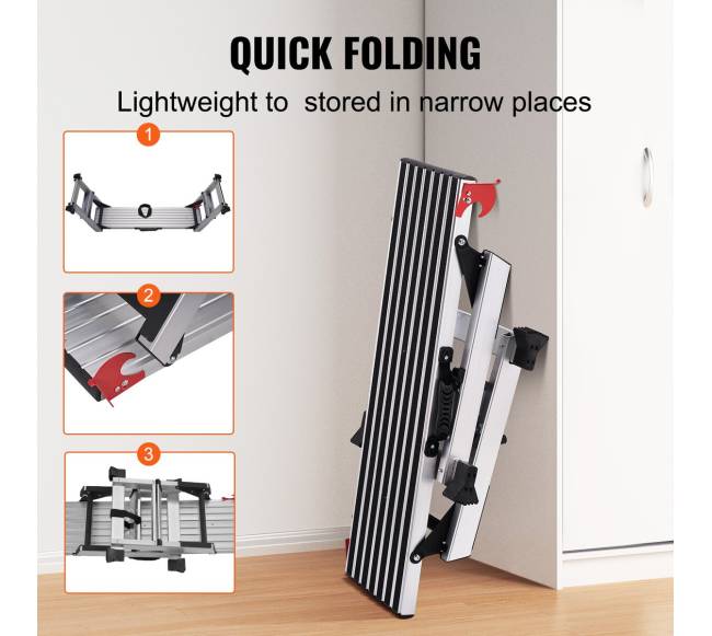 Sulankstoma darbo platforma aliuminė2