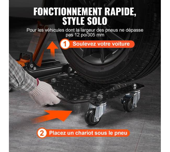 Automobilio ratų transportavimo platformos 4 vnt, 3 ton5