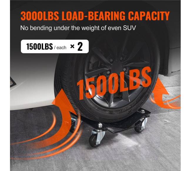 Automobilių ratų vežimėlis 2 vnt 1,4 t2