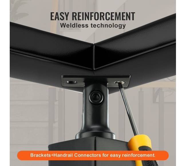 Laiptų turėklų stulpas 107 x 5 x 5 cm3