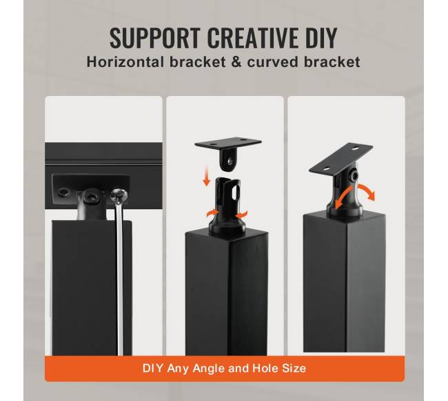 Laiptų turėklų stulpas 107 x 5 x 5 cm4