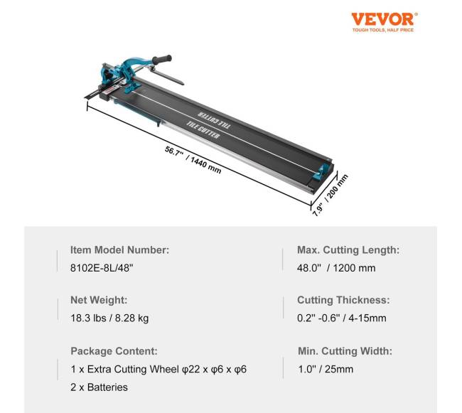 Rankinis plytelių pjaustytuvas 1200mm6
