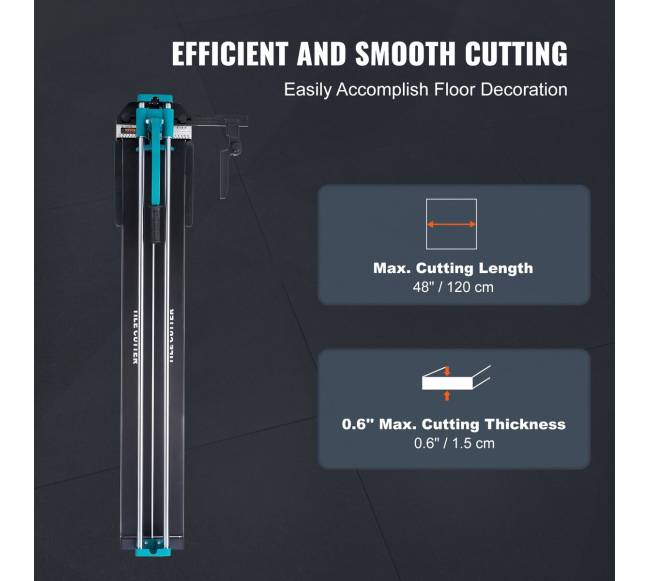 Plytelių pjaustyklė su volframo ratuku 1200 mm1