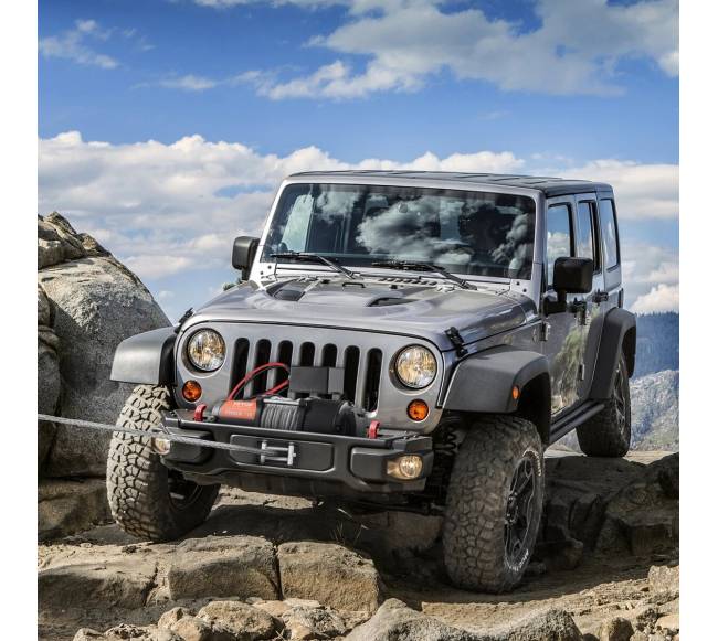 Elektrinė gervė 12V 2041 kg su plieniniu lynu7