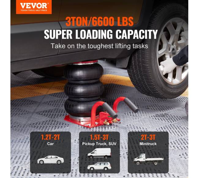 Trijų maišų oro keltuvas 3 tonų automobiliams1