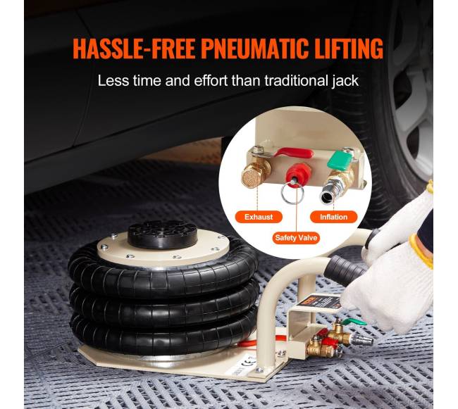 Pneumatinis kėliklis 3 t, su trimis oro maišais4