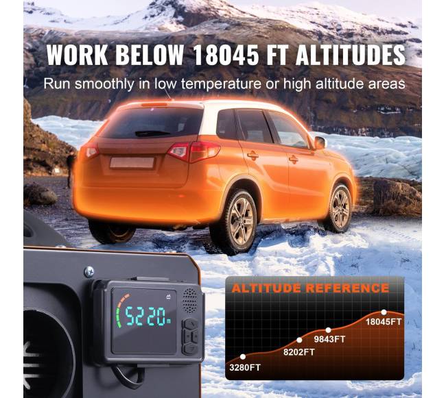 Dyzelinis oro šildytuvas su Bluetooth valdymu, 12V, 8KW3