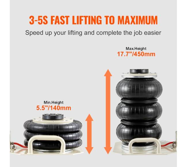 Pneumatinis keltuvas 3 tonų su šoninėmis rankenomis2