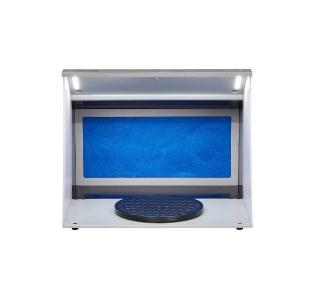 Nešiojama aerografo purškimo kabina su dvigubais ventiliatoriais0