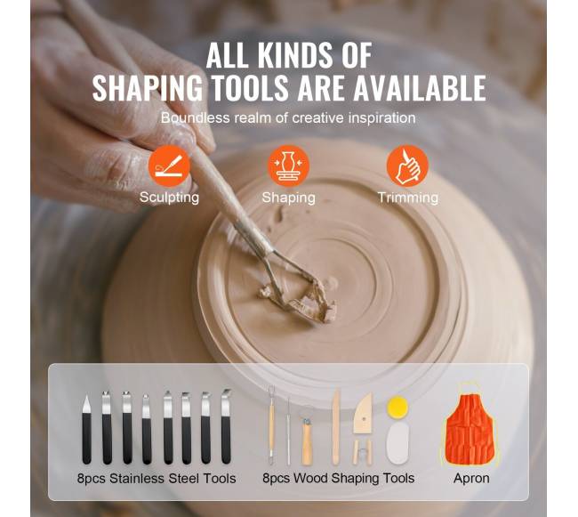 Keramikos žiedimo staklės su 28 cm ratu2