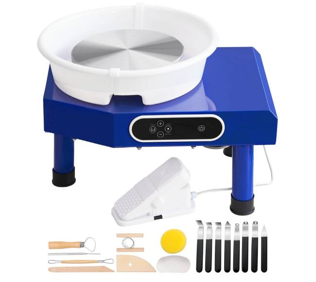 Keramikos rato su pėdalais naudojimo keramikai rinkinys8