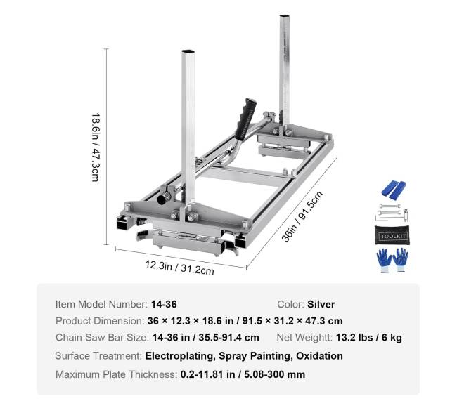 Nešiojama pjovimo staklė – 36 cm6