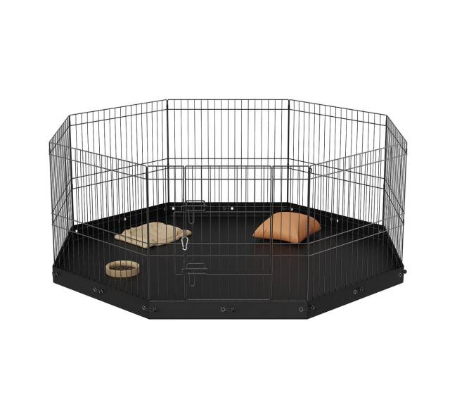 Šunų maniežas, 8 panelių metalinis maniežas8