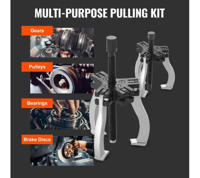 Pavarų ištraukėjo rinkinys, 3 ir 7 colių5