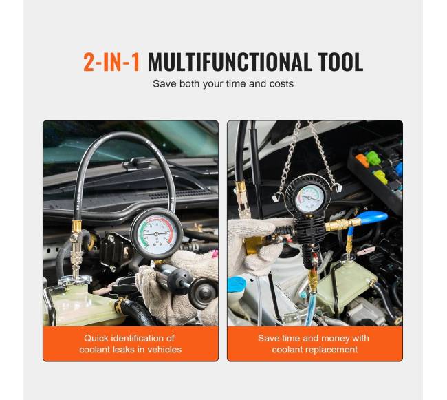 28 dalių universalus radiatoriaus slėgio testerio rinkinys4