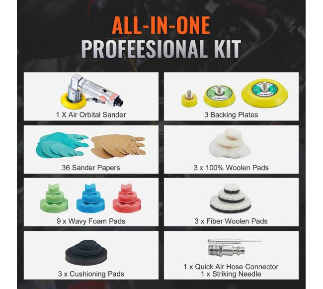 Mini orinė šlifuoklė auto darbams5