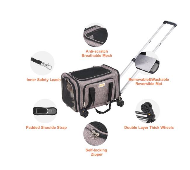 Vežimėlis katėms ir šunims iki 11 kg6