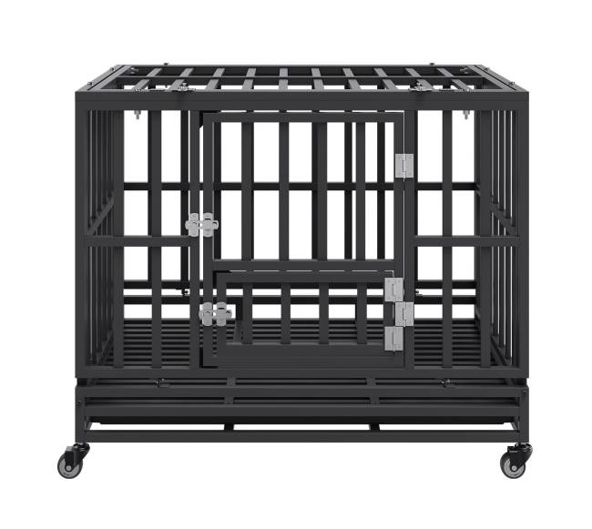 Neperlaužiama šunų dėžė su rato užraktais10