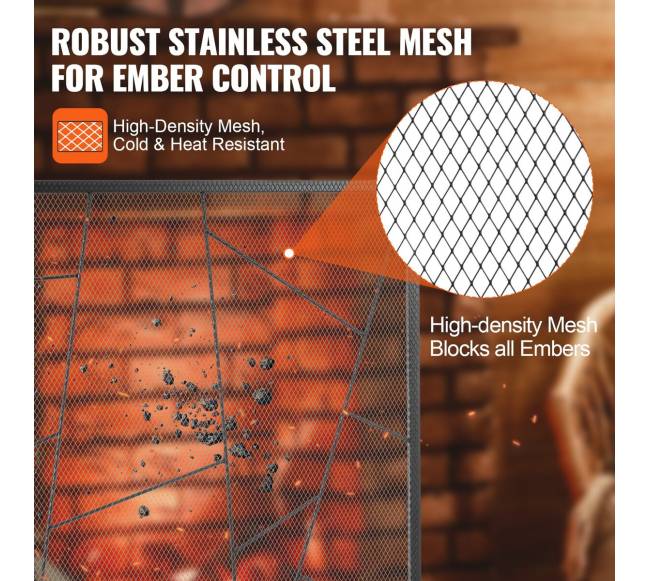 Židinio ekranas iš tvirto geležies tinklelio3