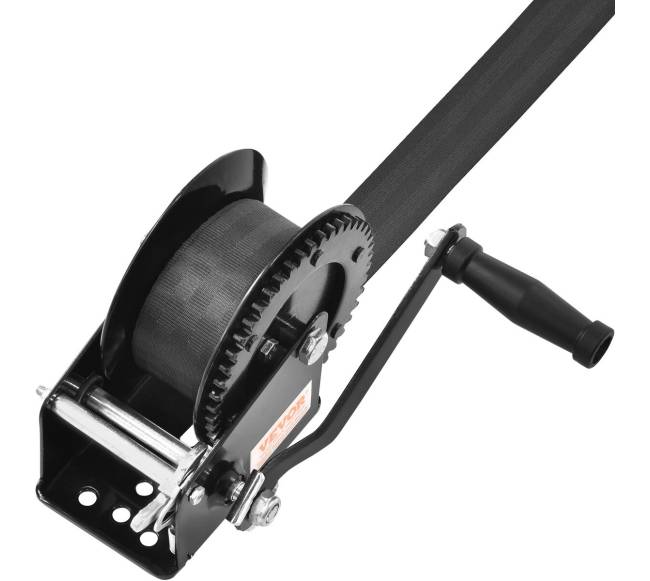 Rankinis gervė 725 kg su diržu ir skriemuliu0