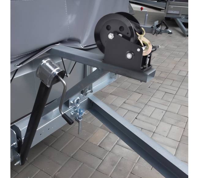 Rankinis gervė 725 kg su diržu ir skriemuliu7