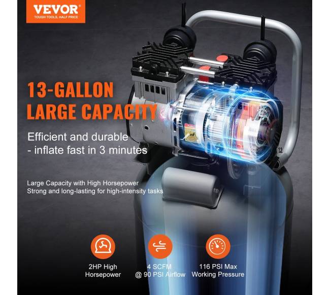 13 galonų bealyvė oro kompresorius1