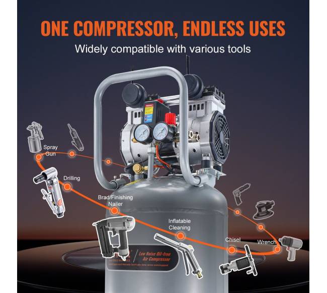 13 galonų bealyvė oro kompresorius5