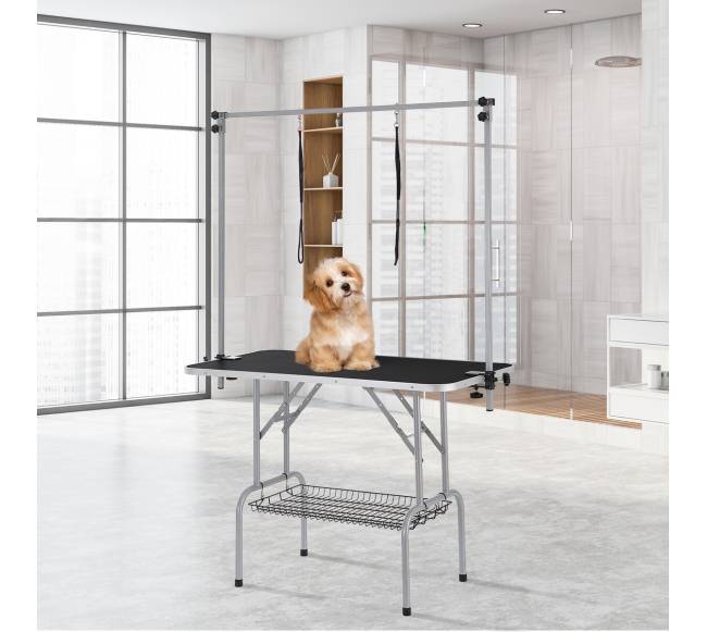 Šunų kirpimo stalas su dviem laikikliais7