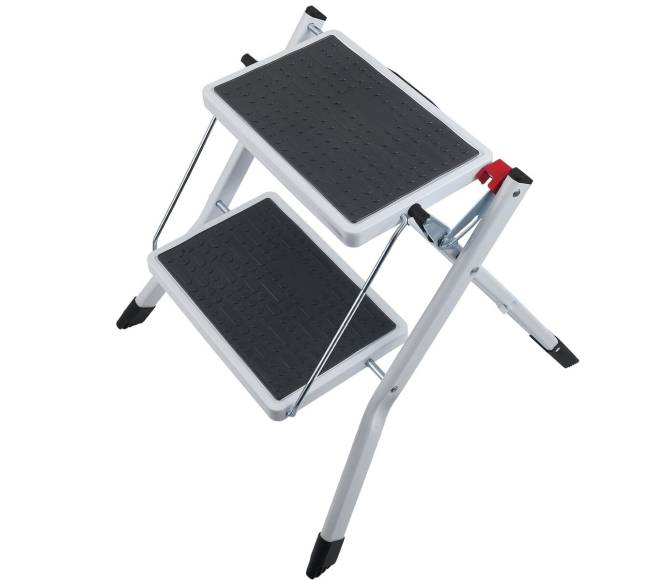 Dviejų pakopų kopėčios, 150 kg talpa10