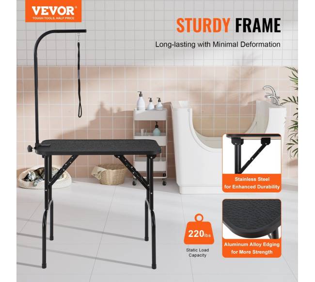 Gyvūnų kirpimo stalas su spaustuku1