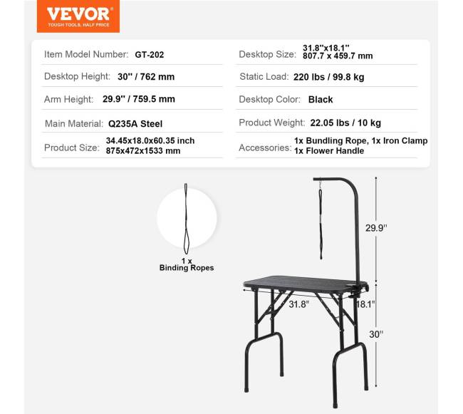 Gyvūnų kirpimo stalas su spaustuku6