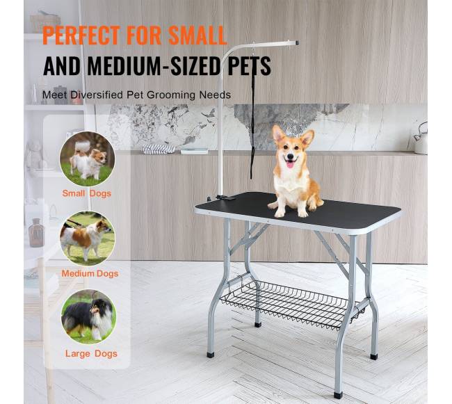 Šunų kirpimo stalas su tvirtinimu, 914 x 610mm5