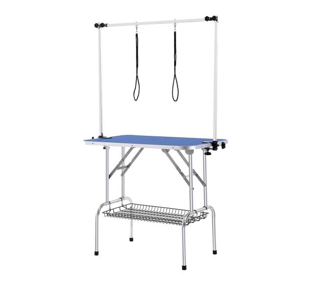 Šunų priežiūros stalas su dviem spaustukais9