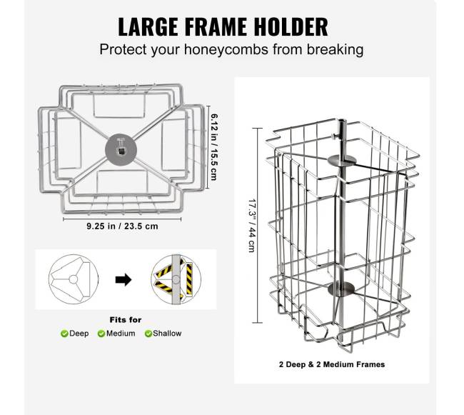 Rankinė medaus sukimo mašina, 24 rėmų2