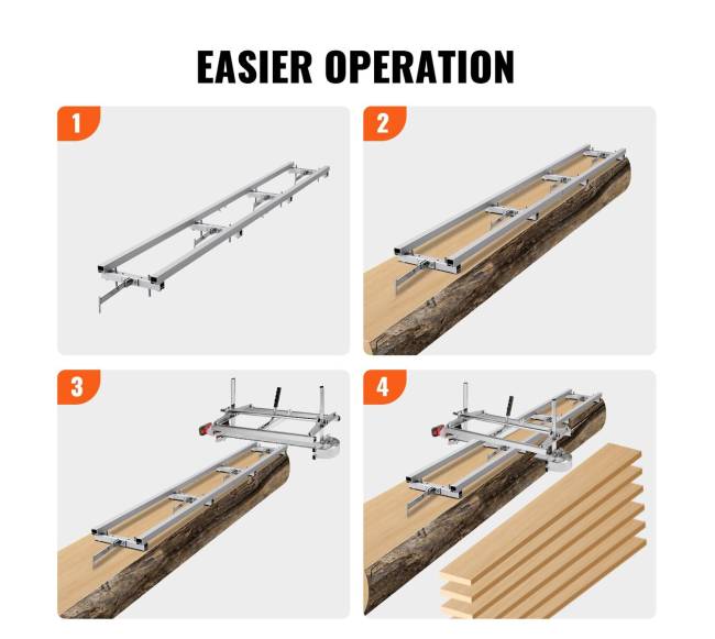 9 ft pjūklų frezavimo bėgio gidai4