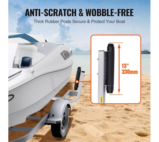 Valties priekabos gidai, reguliuojami 52 cm5