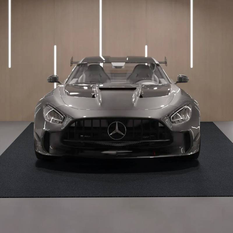 Atsparus vandeniui garažo grindų kilimėlis automobiliams0