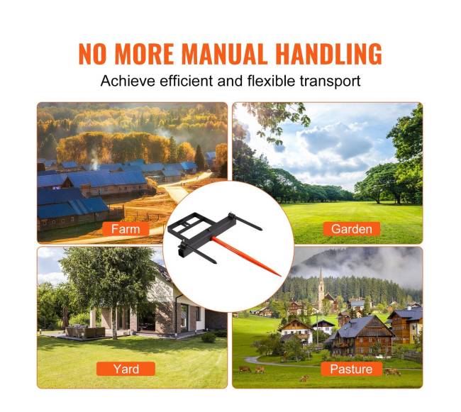 Šieno šakė 99 cm traktoriui5