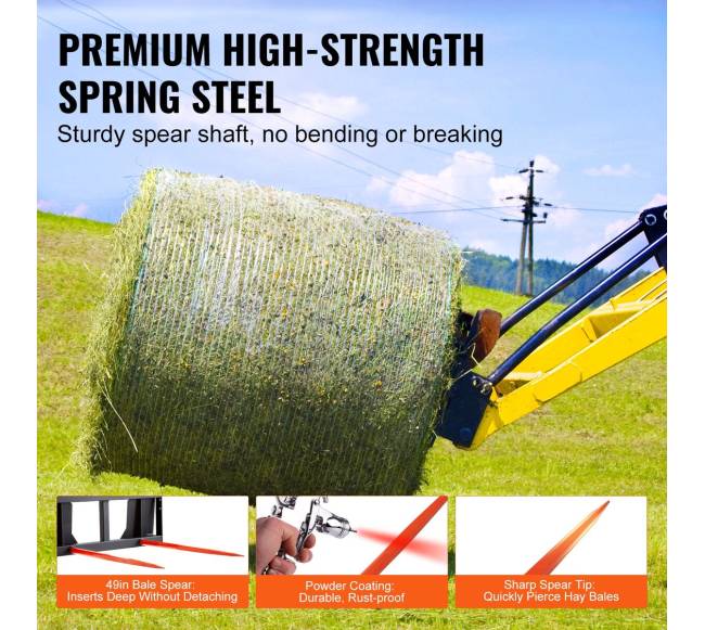 49" šieno smaigalys, šakės traktoriaus priedas2