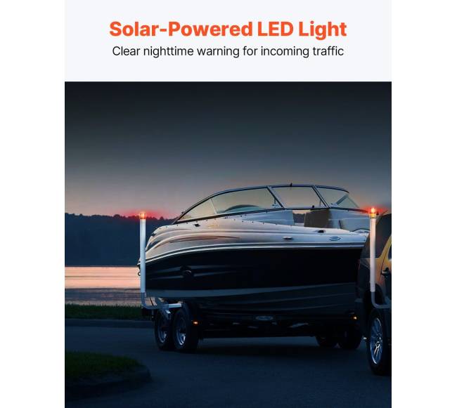 Laivų priekabos vedlys su LED šviesomis3