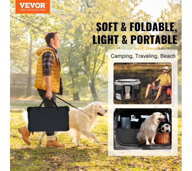 Sulankstomas augintinių maniežas, 91 cm1