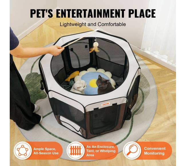 Sulankstomas augintinių maniežas, 91 cm3